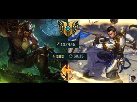3 KD & CLEAN PLAYS Tryndamere vs Xin Zhao Top Lane S8 Ranked League of Legends