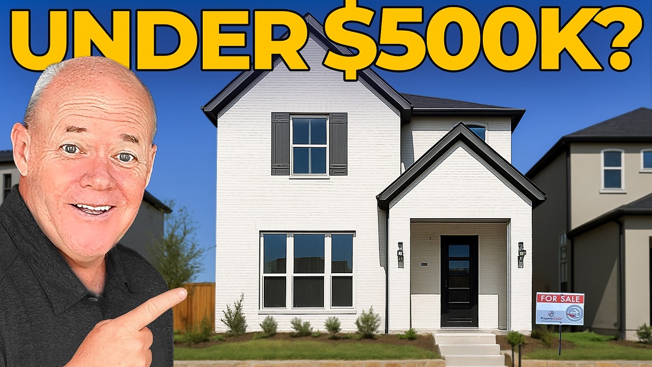 Brand New Construction Home in Prosper…UNDER $500K?!