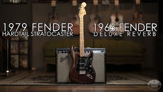 Video thumbnail for "Pick of the Day" - 1979 Fender Hardtail Stratocaster and 1965 Fender Deluxe Reverb by Emerald City Guitars