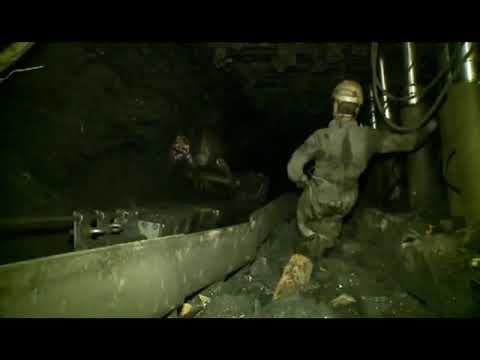 So war es Untertage: Steinkohle Walzenschrämm Streb in der steilen Lagerung