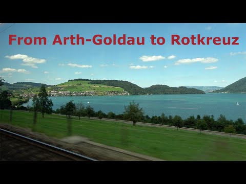 From Arth-Goldau to Rotkreuz with railway
