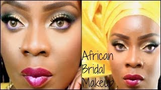 [African] Nigerian Bridal Makeup | SongbirdDiva4Life Collab