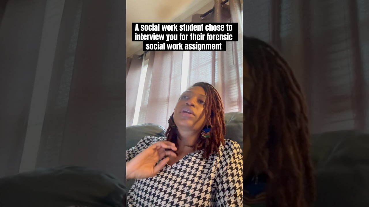 What an honor that a social work student chose me for their forensic assignment #blacksocialworkers