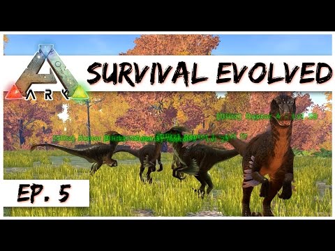 Ark Survival Evolved - Ep. 5 - Raptor Taming Pen! - Ark Server Gameplay - Let's Play