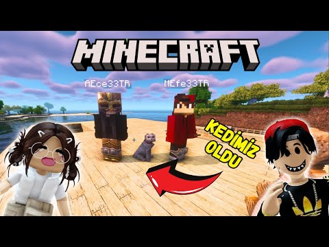 ⛏️MINECRAFT EVCİL KEDİ SAHİPLENİYORUZ🤣AYŞEM ECE ARI💥ARIGİLLER🐝MINECRAFT RP