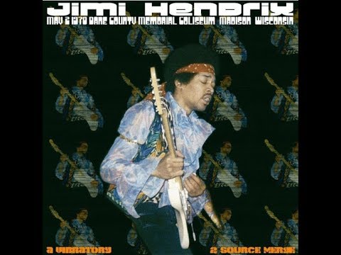 Jimi Hendrix- Dane County Memorial Coliseum, Madison, Wisconsin 5/2/70