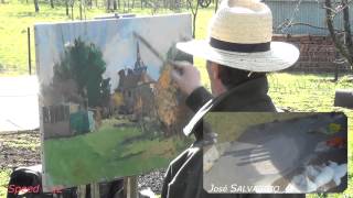 preview picture of video 'José SALVAGGIO plein air painting 10 Bettancourt-la-Ferrée'