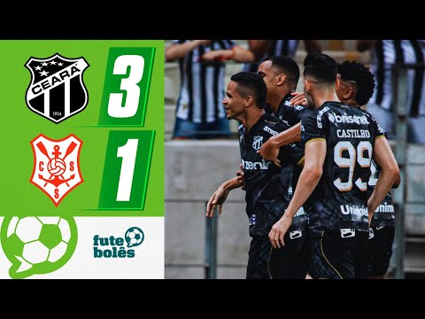 CEARÁ 3 X 1 SERGIPE | VOVÔ VENCE NO CASTELÃO E ESTÁ NA SEMIFINAL DA COPA DO NORDESTE