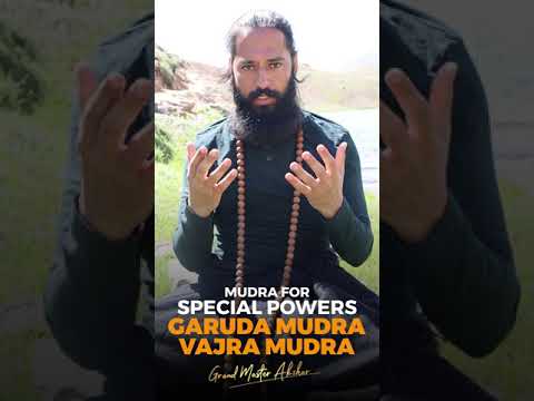 Mudra for Special Powers | Garuda Mudra & Vajra Mudra By Grand Master Akshar #shorts