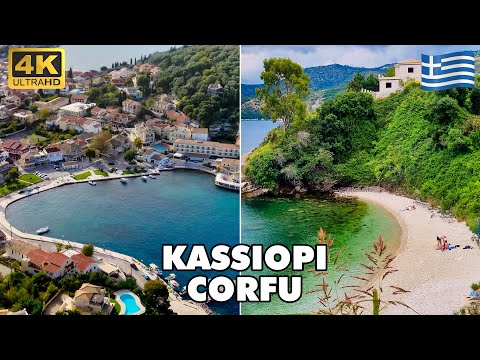 KASSIOPI Corfu Island Greece 🇬🇷 | Charming Seaside Village | Walking Tour [4K UHD]