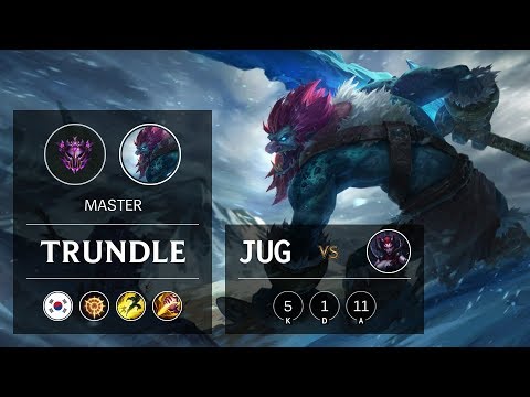 Trundle Jungle vs Elise - KR Master Patch 9.18