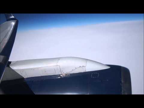 [Full HD] Moderate Turbulence over Missouri - US Airways Boeing 757-200 enroute PHX-PHL