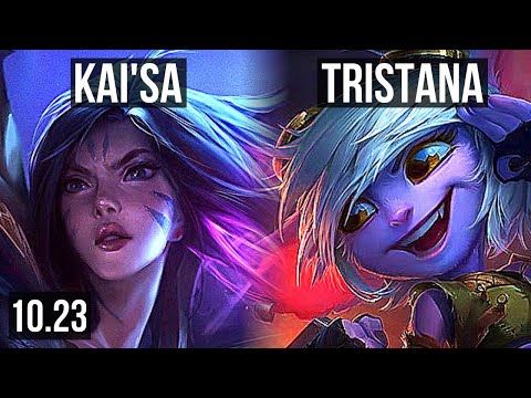 KAI'SA & Janna vs TRISTANA & Senna (ADC) | 75% winrate, 14/5/14, Dominating | EUW Master | v10.23