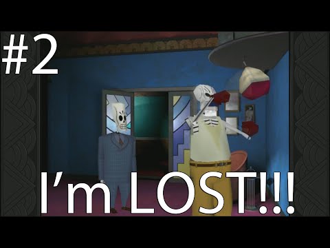 Let's Play Grim Fandango: Remastered Episode 2: I'm LOST!!! |PSVITA|