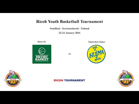Skuru Basket (P02 Elite) vs Äänekosken Huima - SEMI - 2016-01-24