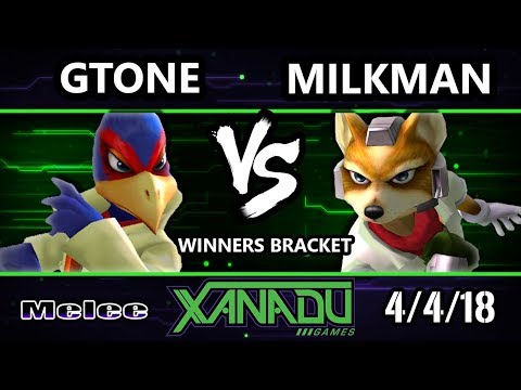 S@X 244 SSBM - Gtone (Falco) Vs. OES | MilkMan (Fox) - Smash Melee Winners Bracket