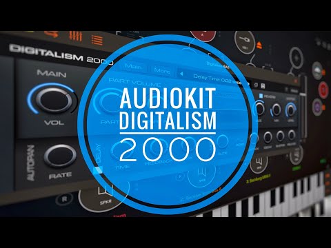 AudioKit Pro Digitalism 2000 walkthrough demo (early 2000s PCM style rompler!)
