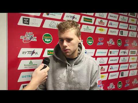 29. 9. 2021: Petr Stloukal po utkání HC RT TORAX Poruba 2011 - HC ZUBR Přerov (6:5 pp)