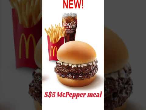 Mcdonald's Singapore Launching All-New McPepper Burger...