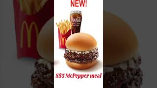 Mcdonald's Singapore Launching All-New McPepper Burger #Shorts