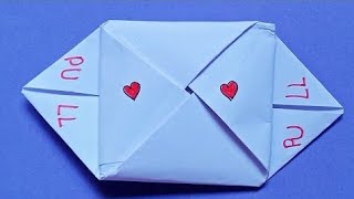 Valentine Day Gift ideas/ Handmade Valentine Gift/Folding ideas/White paper without glue and scissor