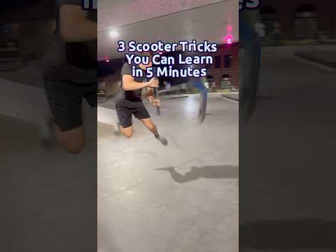 3 Easy Scooter Tricks To Learn🫡 #scootering #scootertricks #shorts