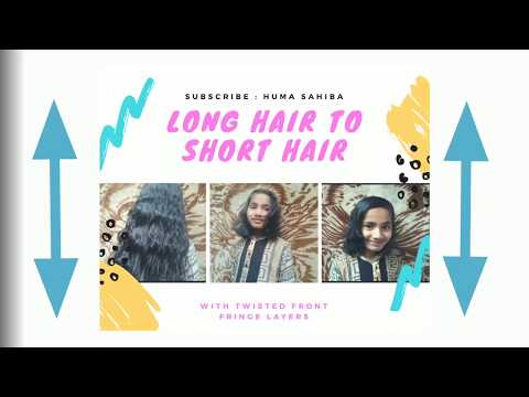 Long hair to short haircut \ How To do baby blunt cut \ hair cutting tutorial