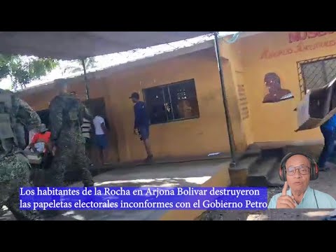 Habitantes del corregimiento de La Rocha Arjona, Bolívar destruyeron el material electoral del Pacto