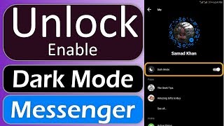 How to Activate and Enable Facebook Messenger Dark Mode