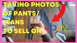 How To Photograph Jeans Pants to Sell on Ebay