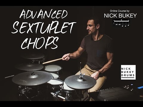 Advanced Sextuplet Chops - Online Course Video + '4 Stick Cross' Lesson Preview