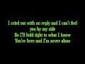 Never Alone by Barlowgirl LYRICS 