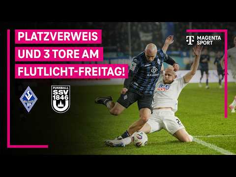 SV Waldhof Mannheim - SSV Ulm 1846, Highlights mit Live-Kommentar | 3. Liga | MAGENTA SPORT