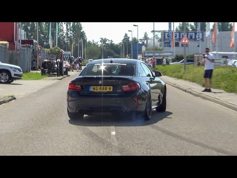 460HP Mosselman Turbo BMW M2 F87 w/ Decat M Performance Exhaust - EPIC Powerslides & Accelerations !