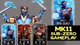 Mortal Kombat Mobile. New Sub-Zero is INSANE. MK11 Sub-Zero Gameplay in MK11 Team.
