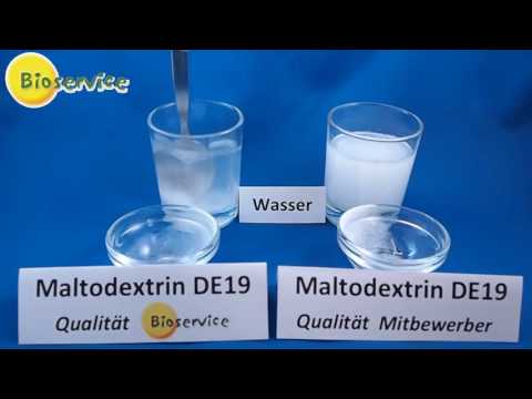 Qualität BIOSERVICE: BIO-Maltodextrin DE19