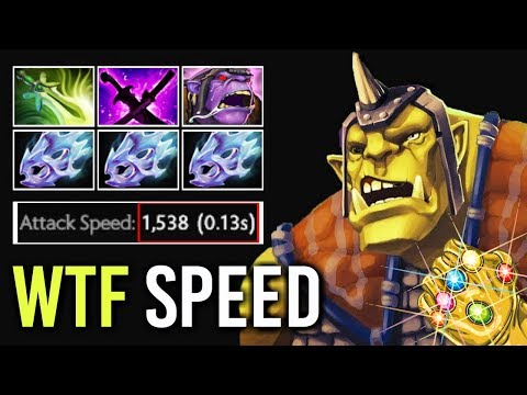 THANOS FULL STONE! 1538 Max Attack Speed Alchemist Butterfly Build Epic Fun Gameplay WTF Dota 2
