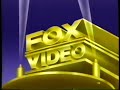 Fox Video 1991 With Voiceover By Robert Stack Fanmade