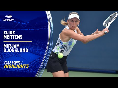 Elise Mertens vs. Mirjam Bjorklund Highlights | 2023 US Open Round 1