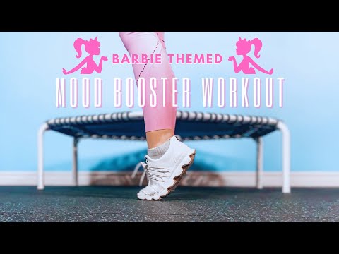 Barbie Dance Party Workout | Fun 10 minute Mini Trampoline Workout