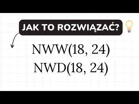 NWW i NWD mega sprytny sposób! 🤩 Najmniejsza wspólna wielokrotność i największy wspólny dzielnik