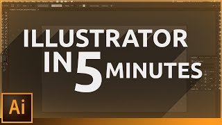 Learn Illustrator in 5 MINUTES! Beginner Tutorial