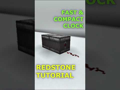 Nukirain - Fast and Compact Clock | Minecraft Redstone Tutorial