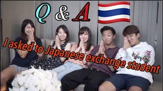 [Thailand Vlog] Q&A to Japanese exchange students about Thailand