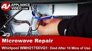 Whirlpool Microwave Stops Running After 10 Minutes - Thermostat Diagnostic & Repair