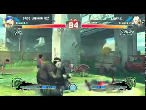 SSF4 AE: Daigo Umehara (Yun) vs Larry S. (Rufus) - NCR 9