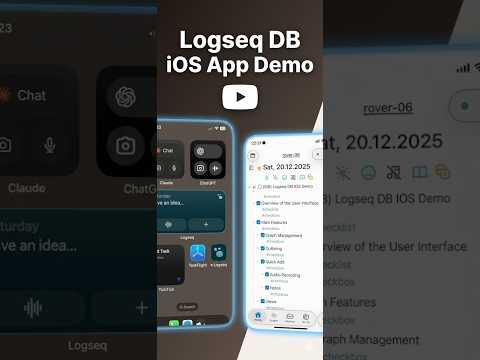 First Look: Logseq DB on iOS (Full Demo)
