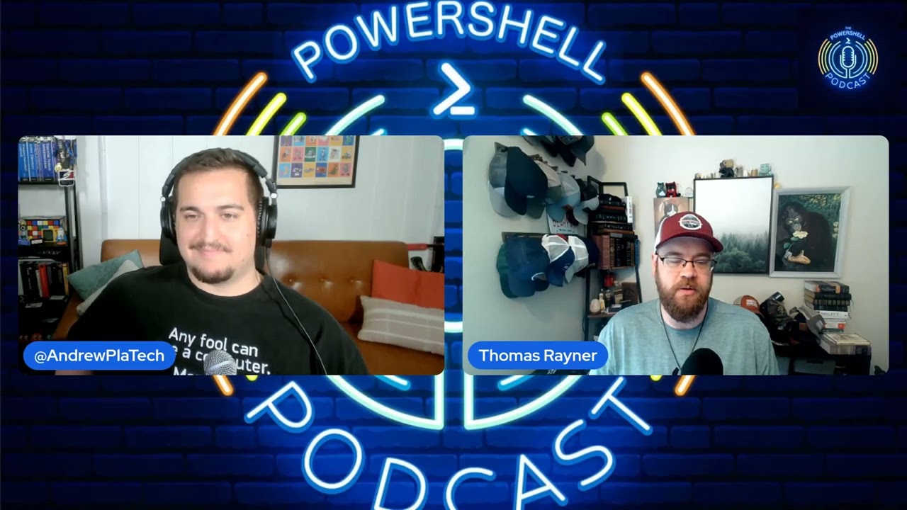 The PowerShell Podcast From Sysadmin to Security at Microsoft with Thomas Rayner
