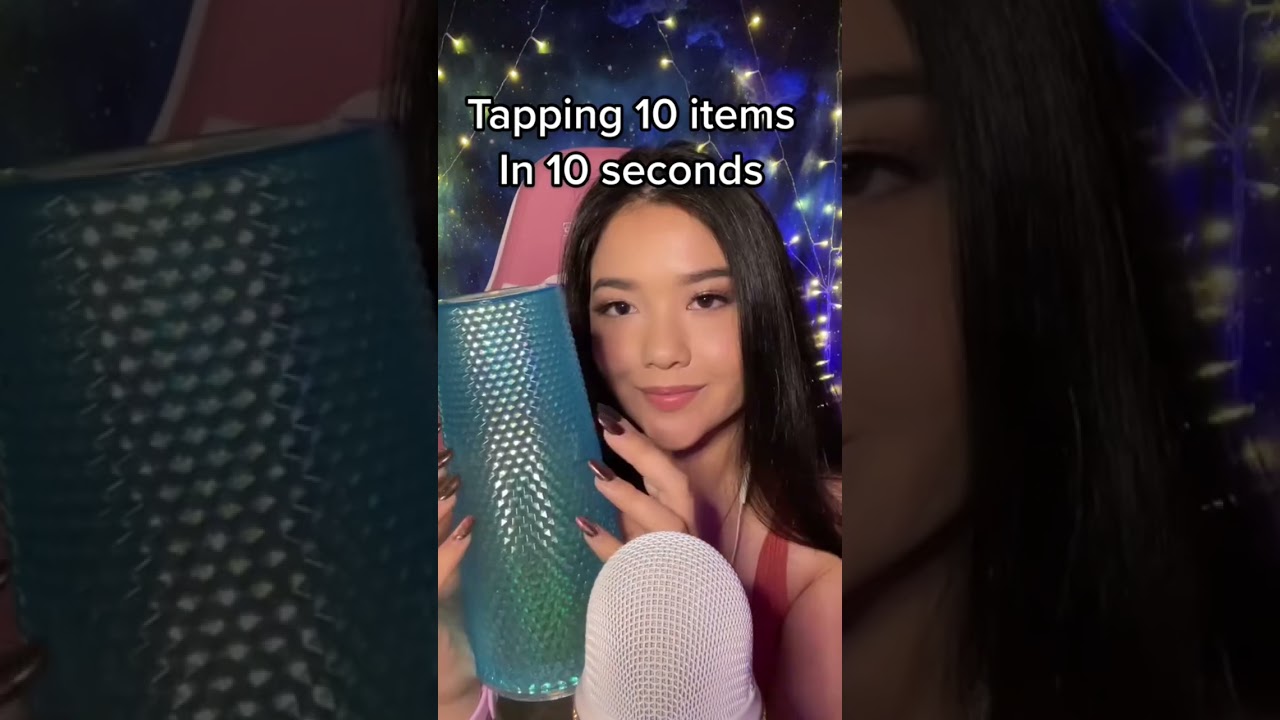 ASMR Tapping 10 things in 10 seconds