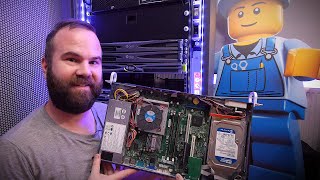 The Smallest 1U Linux Server in my Homelab with an Important Task!